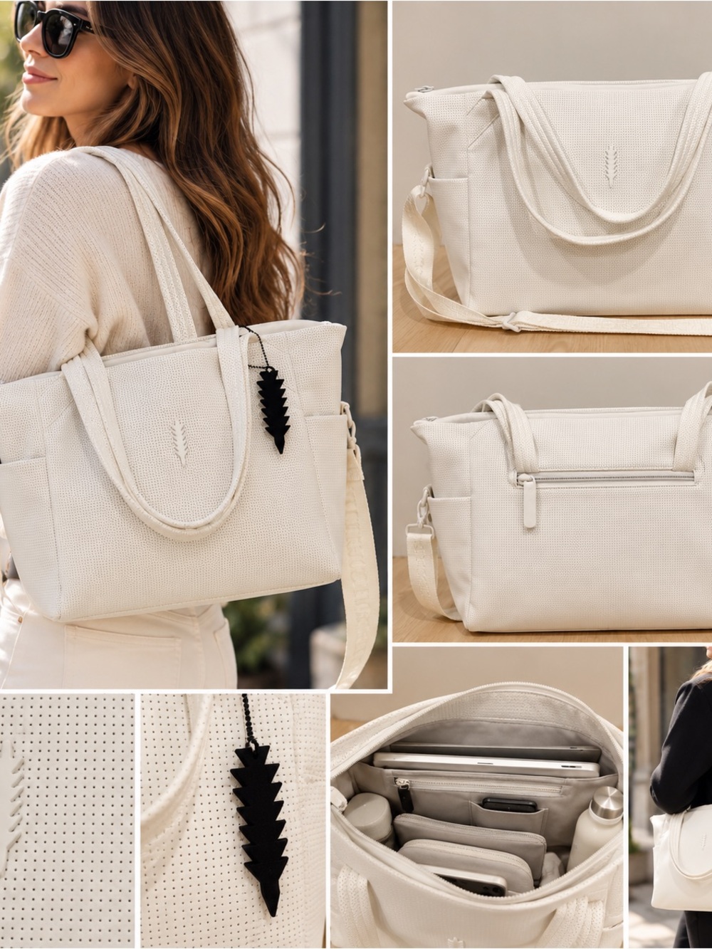 Thacker Cocoon Utility Tote White